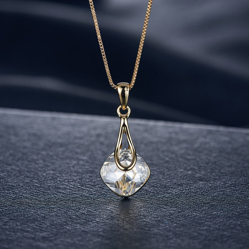Brincos e Colar de liga de níquel com pedras brilhantes fecho de pino agulha em aço inoxidável - Elegância atemporal para mulheres modernas!