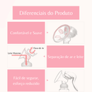 Bomba Manual - extratora de leite - Conforto e eficiência para sua amamentação!