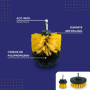 Kit com 3 Escovas de Limpeza para Parafusadeira e Furadeira - Ferramentas limpas, trabalho perfeito!