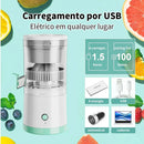 Espremedor elétrico de laranja, carregamento USB - Seu suco, fresquinho e na hora que você quiser!