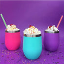 Copo Térmico Em Aço Inox Conserva Líquido Quente E Frio 360ml - Seu café quentinho ou sua bebida gelada, sempre na temperatura certa!