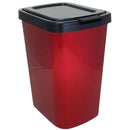 Lixeira plástica de 9 lts. com tampa, uso cozinha e banheiro - Praticidade e beleza em um só produto!