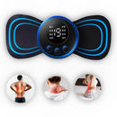 Mini massageador elétrico portátil de estimulação de pescoço EMS para alívio da dor muscular cervical!