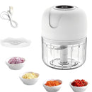 Mini Processador  de alimentos  250 ML - Elétrico bivolt USB uso Portátil Multicolorido com 3 Lâminas de Aço Inoxidável - Cozinhar nunca foi tão fácil e divertido!
