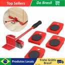 Suporte e rodinhas para Levantar e deslocar Móveis  de forma fácil - Mova seus móveis com facilidade e segurança!