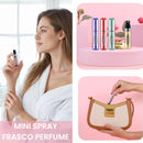 Mini frasco spray de perfume portátil de 5 ml colorido recarregável - Seu perfume, sempre com você!