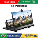 Tela ALFA Ampliadora 3d com Suporte 12 polegadas Dobrável, proporciona Zoom Celular por Lente de aumento - Amplie sua experiência, reduza a fadiga ocular!