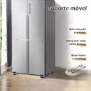 Base de apoio com rodas regulavel Lavadora de Roupa, Fogão, Geladeira e objetos ate  200 kg - Movimente seus eletrodomésticos com facilidade e segurança!