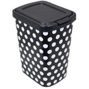 Lixeira plástica de 9 lts. com tampa, uso cozinha e banheiro - Praticidade e beleza em um só produto!