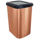 Lixeira plástica de 9 lts. com tampa, uso cozinha e banheiro - Praticidade e beleza em um só produto!