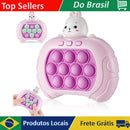 Brinquedo Eletrônico Anti-Stress sem risco, com Bolhas Relaxante com diversos temas - Ideal para crianças pequenas - Diversão e aprendizado em um só brinquedo!