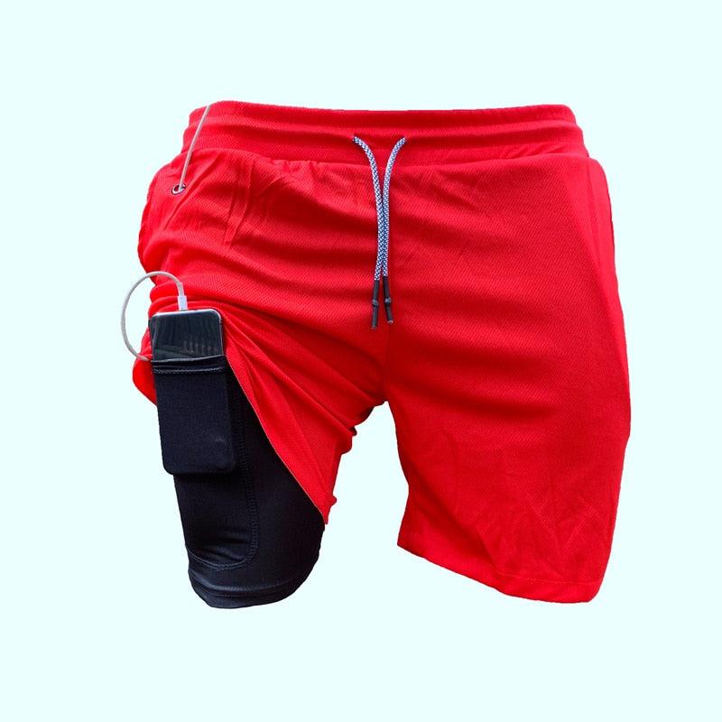 Calção, Romacci Calções de corrida 2 em 1 masculino - Tecido de ecagem rápida - Essencial para qualquer atividade física!
