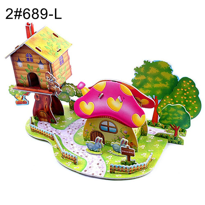 Brinquedo interativo quebra-cabeça para montagem de castelo modelo que trabalha a cognição de desenvolvimento da criança.- Construa o futuro do seu filho, peça por peça!
