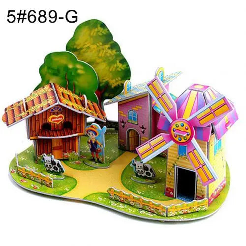 Brinquedo interativo quebra-cabeça para montagem de castelo modelo que trabalha a cognição de desenvolvimento da criança.- Construa o futuro do seu filho, peça por peça!