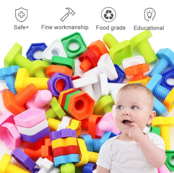 Brinquedos Montessori - ovos e parafusos - Desperte o gênio que é seu filho!
