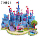 Brinquedo interativo quebra-cabeça para montagem de castelo modelo que trabalha a cognição de desenvolvimento da criança.- Construa o futuro do seu filho, peça por peça!