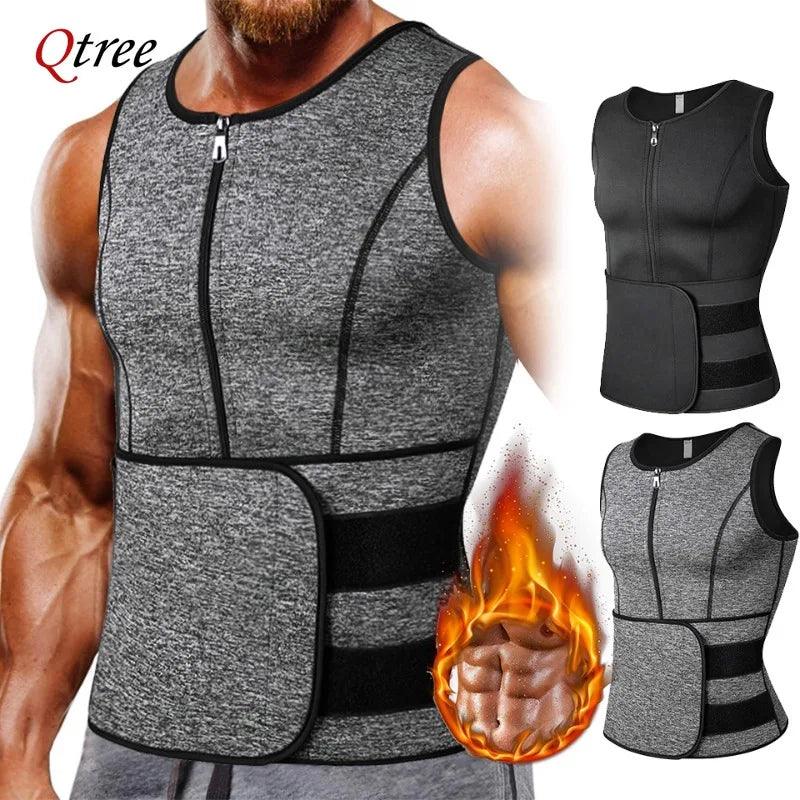 Colete redutor de barriga e emagrecimento - Perfeito para homens e mulheres- A chave para um abdômen plano está aqui!