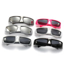 Óculos de sol  de luxo esportivo  masculino e feminino UV 400 espelhado e colorido - Estilo e proteção para seus olhos, em qualquer aventura!