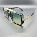 Óculos de sol esportivo unissex estilo retro armação de metal proteção UV 400 - Destaque-se com um acessório que te valoriza!