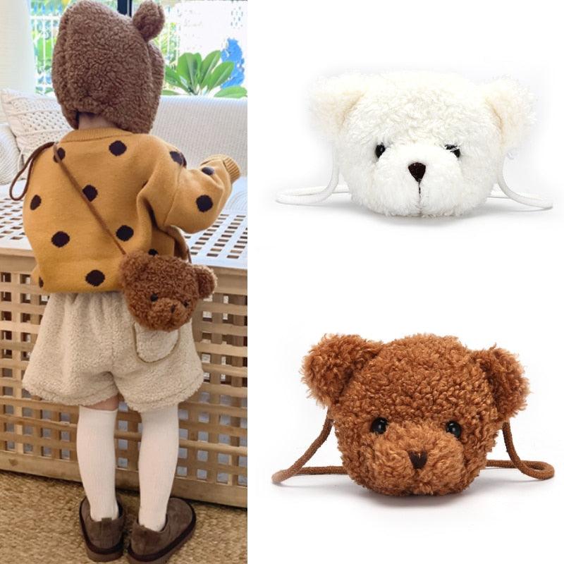 Bolsa infantil - ursinho de pelúcia - A bolsa mais fofa para as pequenas fashion!