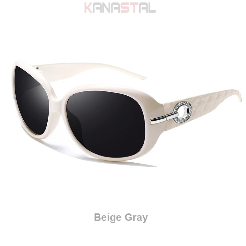 Óculos de sol polarizados femininos Fashion para Festa Praia Viagem , Antirreflexo -Estilo e proteção em um só óculos!