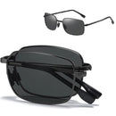 Óculos de sol polarizados masculinos, fotocrômicos dobráveis -Rresistentesa UV 400 - Visão nítida e estilo em qualquer situação!