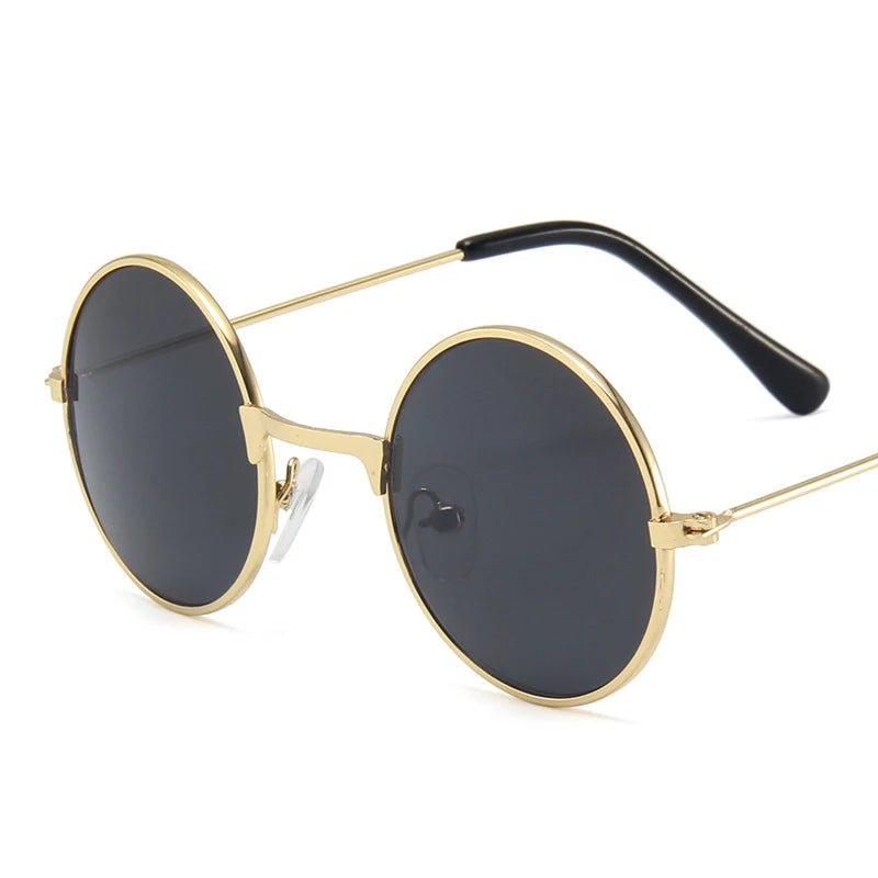 Óculos de Sol infantil masculino e feminino, rRedondos Vintage  UV400 - Estilo e proteção para seus olhos!