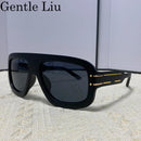 Óculos  de sol de luxo feminino  e masculino de grandes dimensões - UV 400 - Estilo e proteção para seus olhos, em qualquer momento!