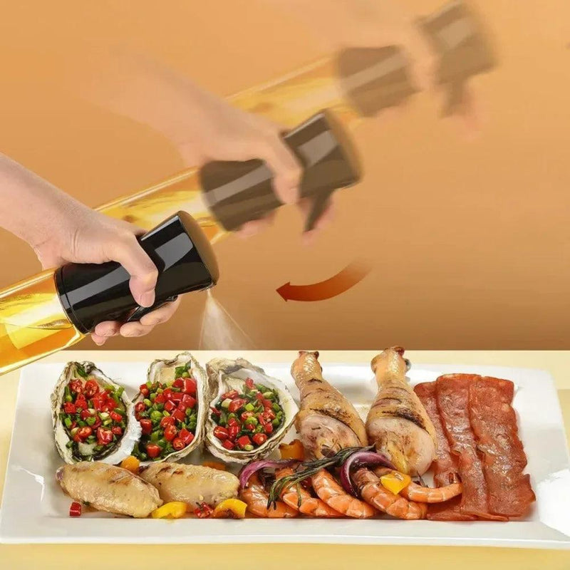Pulverizador plástico portátil de azeite ou vinagre - Mesa/Cozinha - A quantidade na medida certa, sempre!