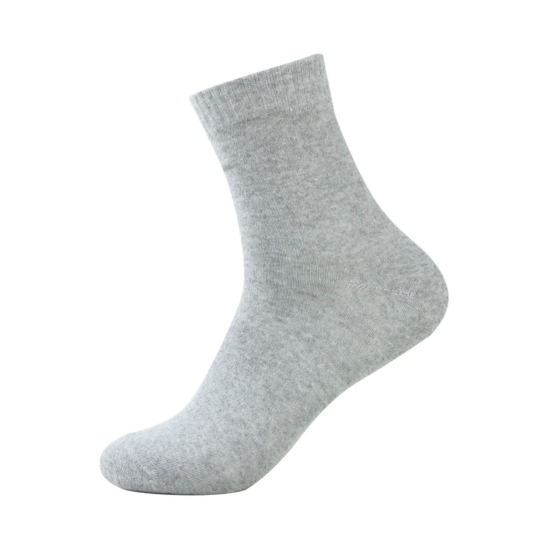Kit com 12 pares de meias masculina antiderrapante de algodão - Pés quentinhos, estilo moderno!