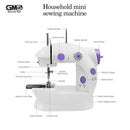 Mini máquina de costura doméstica portátil, luz noturna, pedal, linha reta- Crie, personalize e reforme com a sua mini máquina de costura!