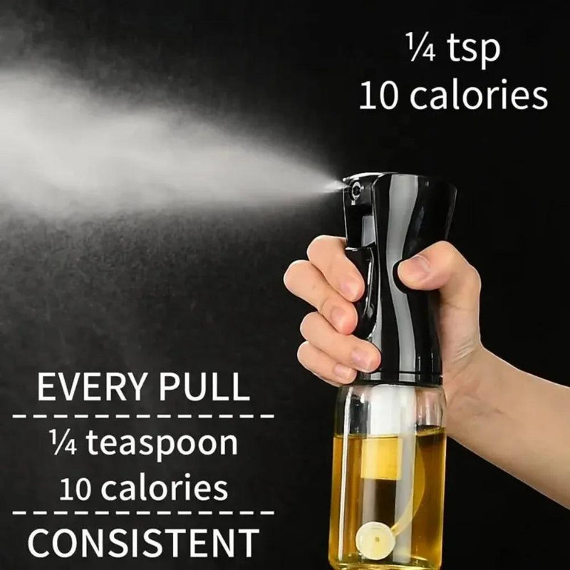 Pulverizador plástico portátil de azeite ou vinagre - Mesa/Cozinha - A quantidade na medida certa, sempre!