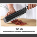 Conjunto de facas de aço inoxidável afiadas para fino corte  cor preta - Facas afiadas, pratos perfeitos!