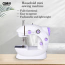 Mini máquina de costura doméstica portátil, luz noturna, pedal, linha reta- Crie, personalize e reforme com a sua mini máquina de costura!