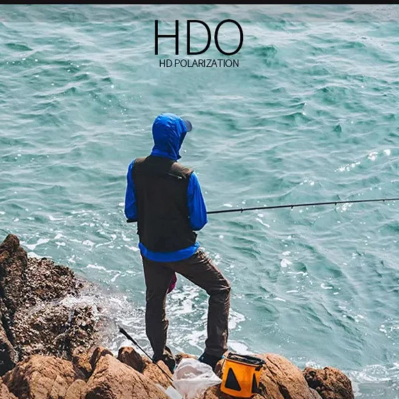 Óculos de sol polarizados masculinos, fotocrômicos dobráveis -Rresistentesa UV 400 - Visão nítida e estilo em qualquer situação!