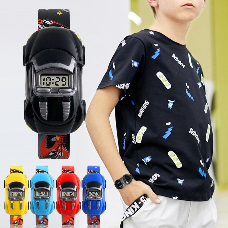Relógio Infantil modelo  carro - O relógio perfeito para os pequenos pilotos!