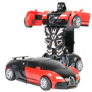 Brinquedo interativo de animação na transformação de robô em carro x robô - Transforme a brincadeira em aventura!