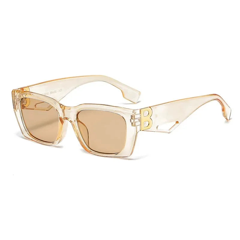 Óculos de sol Fashion feminino estilo quadrado UV 400  - Estilo e proteção em um só olhar!
