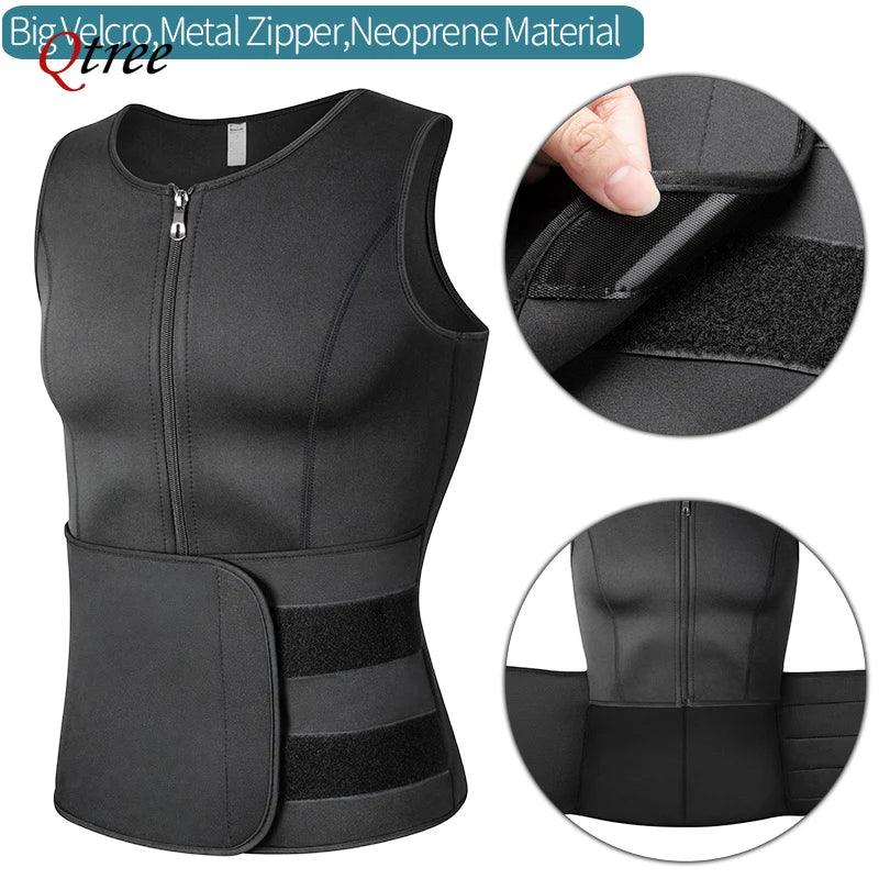 Colete redutor de barriga e emagrecimento - Perfeito para homens e mulheres- A chave para um abdômen plano está aqui!