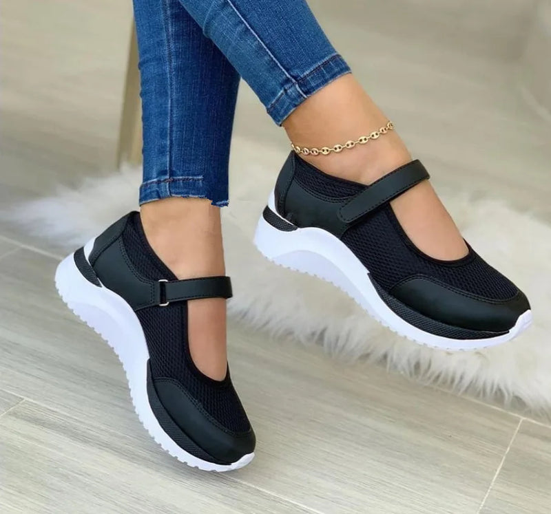Tênis Feminino em malha Estilo  Plataforma - Eleve seu estilo com atitude!
