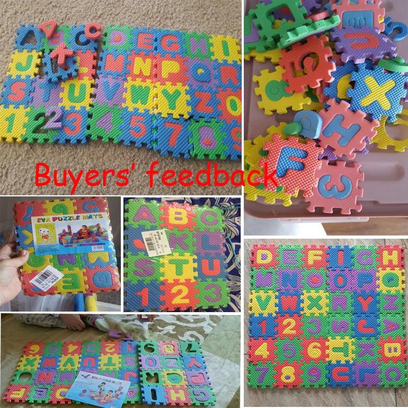 Tapete de EVA com letras - O tapete mágico que desenvolve a criatividade!