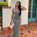 Vestido longo justo para eventos noturnos - Sinta-se poderosa e irresistível!
