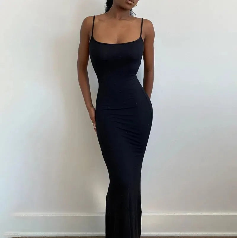 Vestido longo justo para eventos noturnos - Sinta-se poderosa e irresistível!