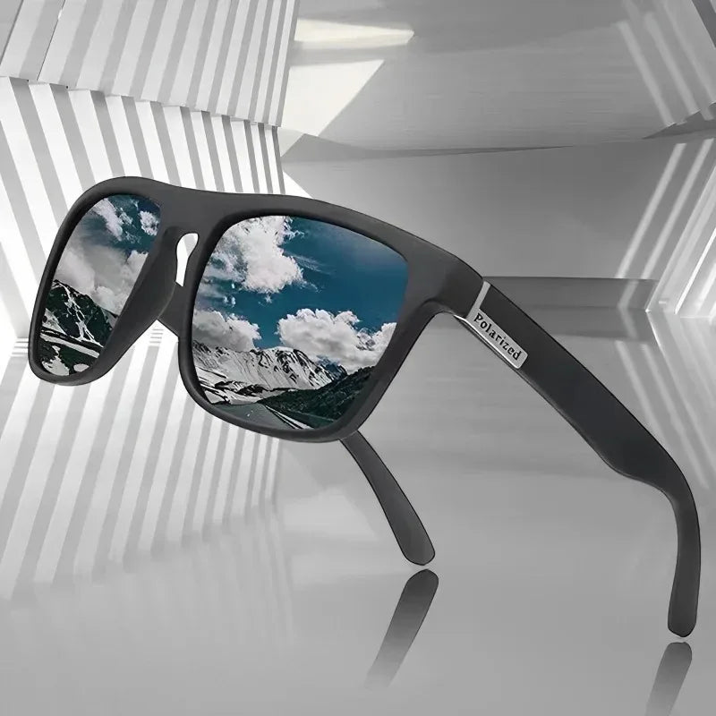 Óculos de sol polarizado masculino favorece visão noturna - UV 400 - Dirija com segurança e estilo, em qualquer hora do dia ou da noite!