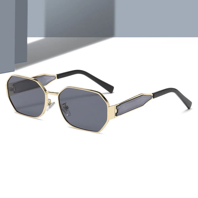 Óculos de sol feminino  clássico retangular  - UV 400 - Estilo e proteção para seus olhos, em qualquer momento!