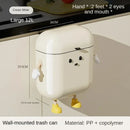 Lixeira de cozinha, com tampa fixa na parede - Praticidade e higiene para sua cozinha!