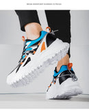 TÊNIS FASHION MASCULINO PARA CAMINHADA MALHA LEVE COM SOLA GROSSA - Seus passos com mais estilo e leveza!