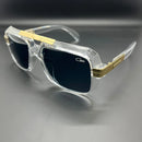 Óculos de sol esportivo unissex estilo retro armação de metal proteção UV 400 - Destaque-se com um acessório que te valoriza!