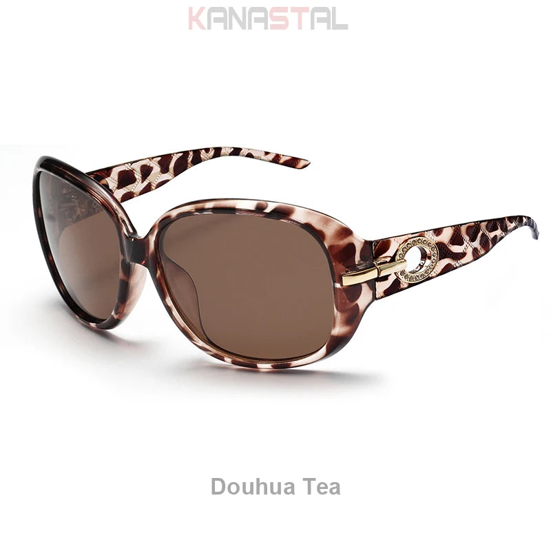 Óculos de sol polarizados femininos Fashion para Festa Praia Viagem , Antirreflexo -Estilo e proteção em um só óculos!