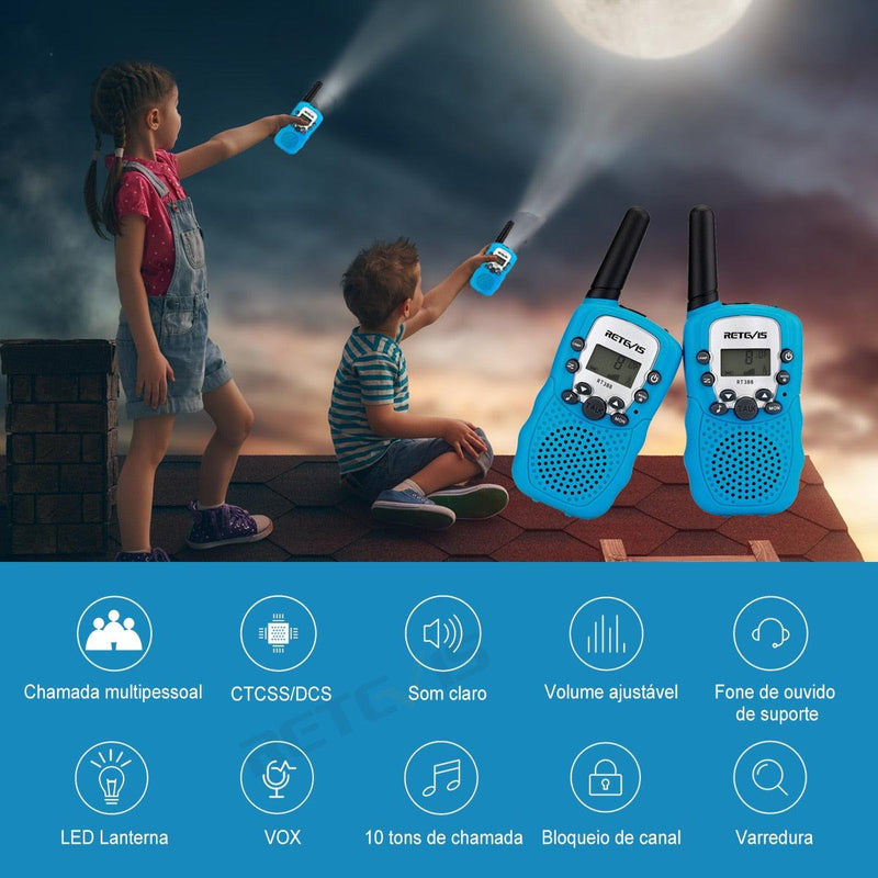 Rádio Transmissor Portátil Infantil  - Aventura e diversão nas mãos das crianças!